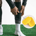 Custom Logo Soft EVA Breathable Tiny Shin Pads for Soccer Athletes