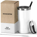 Sample Coffee Tumbler 20oz Stainless Steel Double Wall Vacuum Insulated With Splash Proof Lid and Straw (matte Black)
