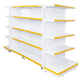 Customized Double-Sided Steel Gondola Heavy Duty Supermarket Display Rack