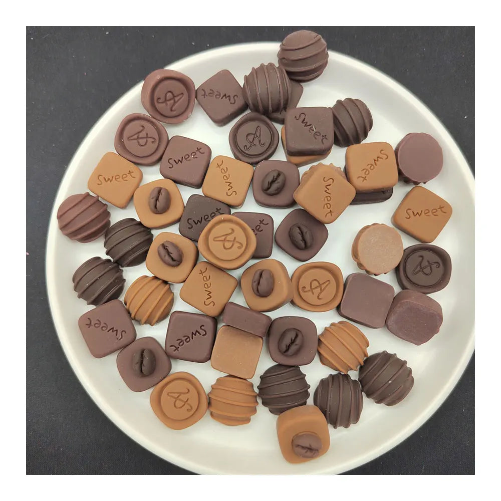 Resin Chocolate Candy  Decor Resinous Fairy House Decoration Home Miniature Food Play Decor Diy Phone Case