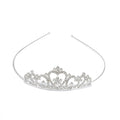 AA01163 Korean Style Zinc Alloy Rhinestone Children's Crown Hair Headband Jewelry Fashion Princess Birthday Tiara