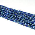 Factory Wholesale 3mm Natural Blue Faceted Lapis Lazuli Loose Gemstone Beads for DIY Jewelry