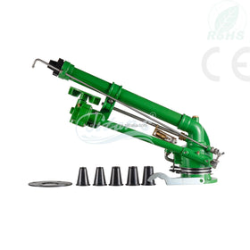 Titans 360 Gear Drive 65m Big Rain Sprinkler Irrigation Sprinkler for Agricultural Irrigation Farmland Lawn Orchard Watering