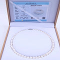 2025 Wholesale Price Cultured Natural Milk White Freshwater Pearl Necklace with 925 Silver Clasp Luxury 925 Silver Jewelry