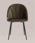 Modern Hotel & Restaurant Dining Chair PU Leather & Scandinavian Velvet with Extendable Metal Leg for Kitchen or School Use