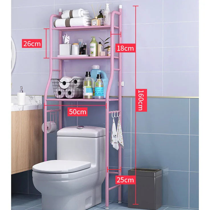 Wholesale 3 Layer Space Saving Over the Toilet Storage Rack Organizer Bathroom Metal