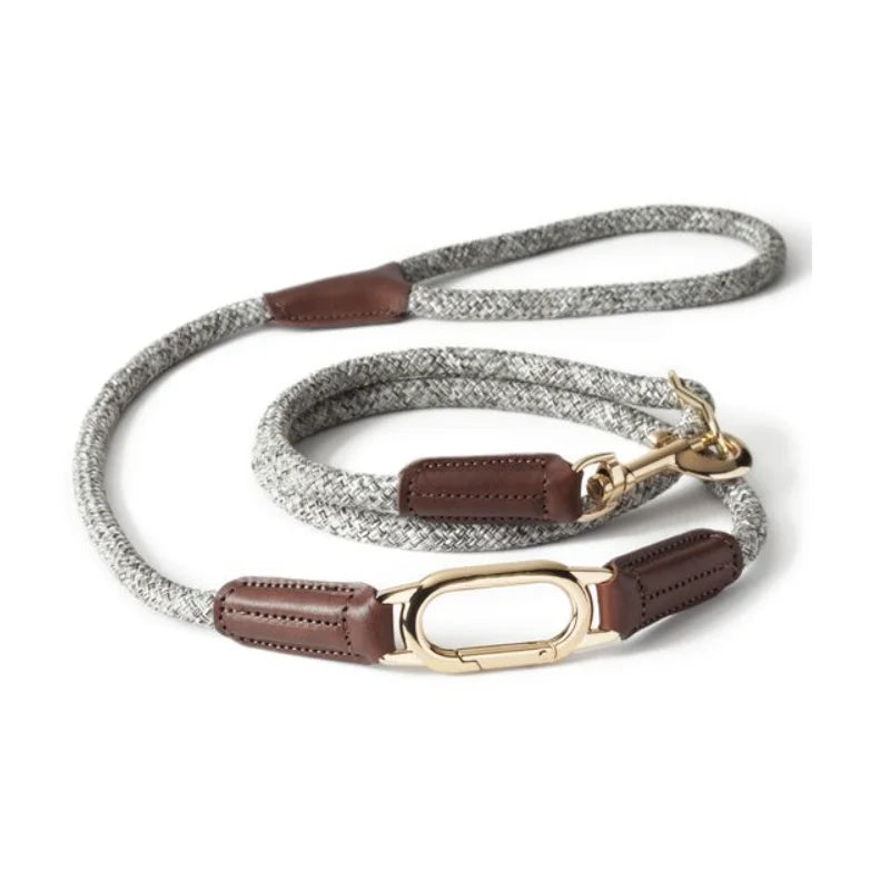 Strong Heavy Duty Braided Rope Pet Leads No Pull Training Lead Leash Dog Harness
