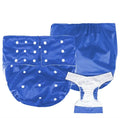 One Size Adjustable Reusable Adult Cotton Cloth Diapers Nappies Modern Waterproof Leak Guard Soft Breathable 3D Double Gussets