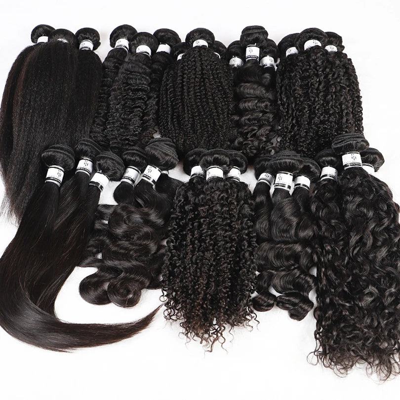 Remy 100% Human Hair Extensions Bundles Raw Hair Bundles Vietnam Cheap Wholesale Bulk Cheap Loose Wave Hair Bundles for Women
