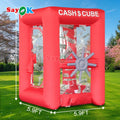 Sayok Inflatable Money Grab Machine Booth Blowing Cash Box Inflatable Cash Cube for Events MegaBDM