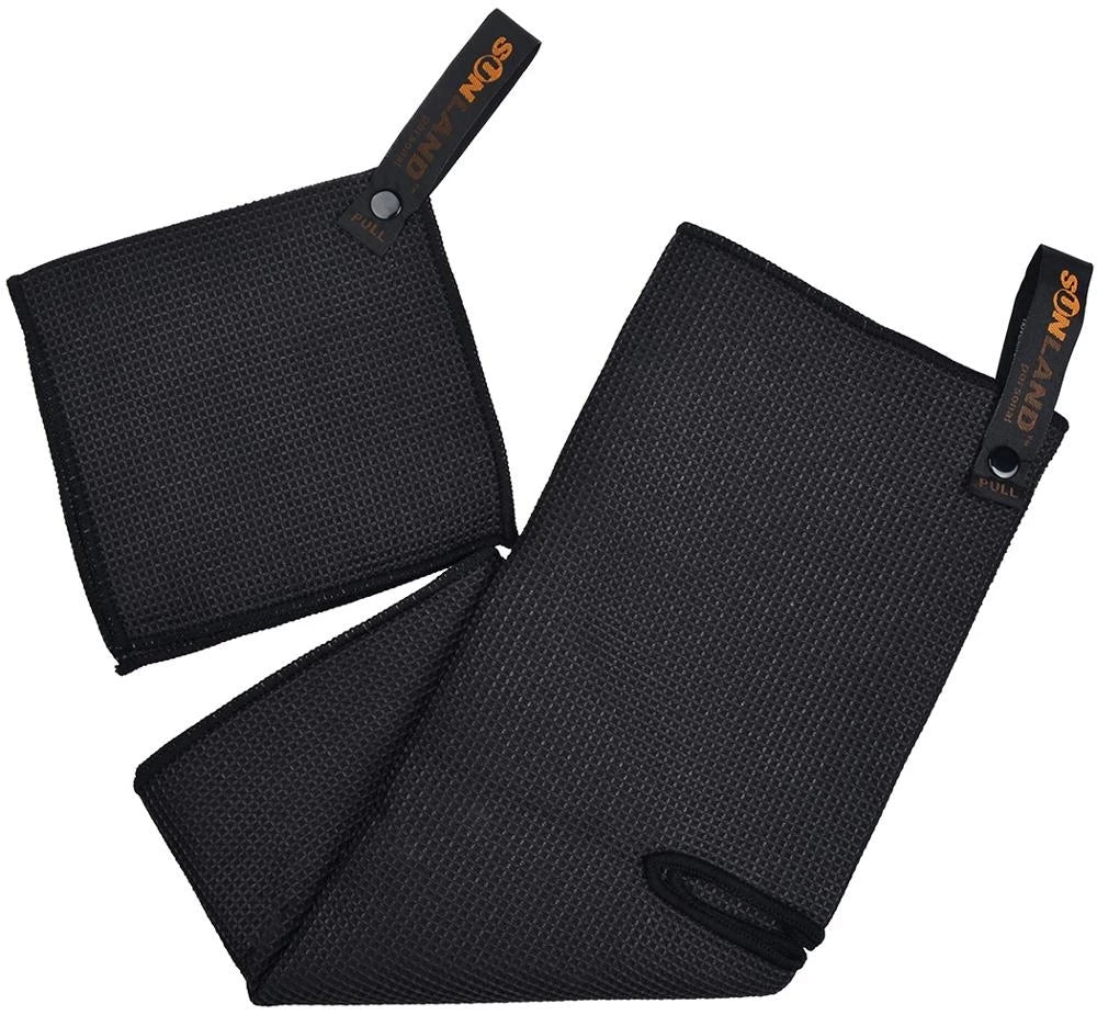 Microfiber Waffle Weave Golf Towels with Metal Clip Hook Waffle Golf Towels with Custom logo