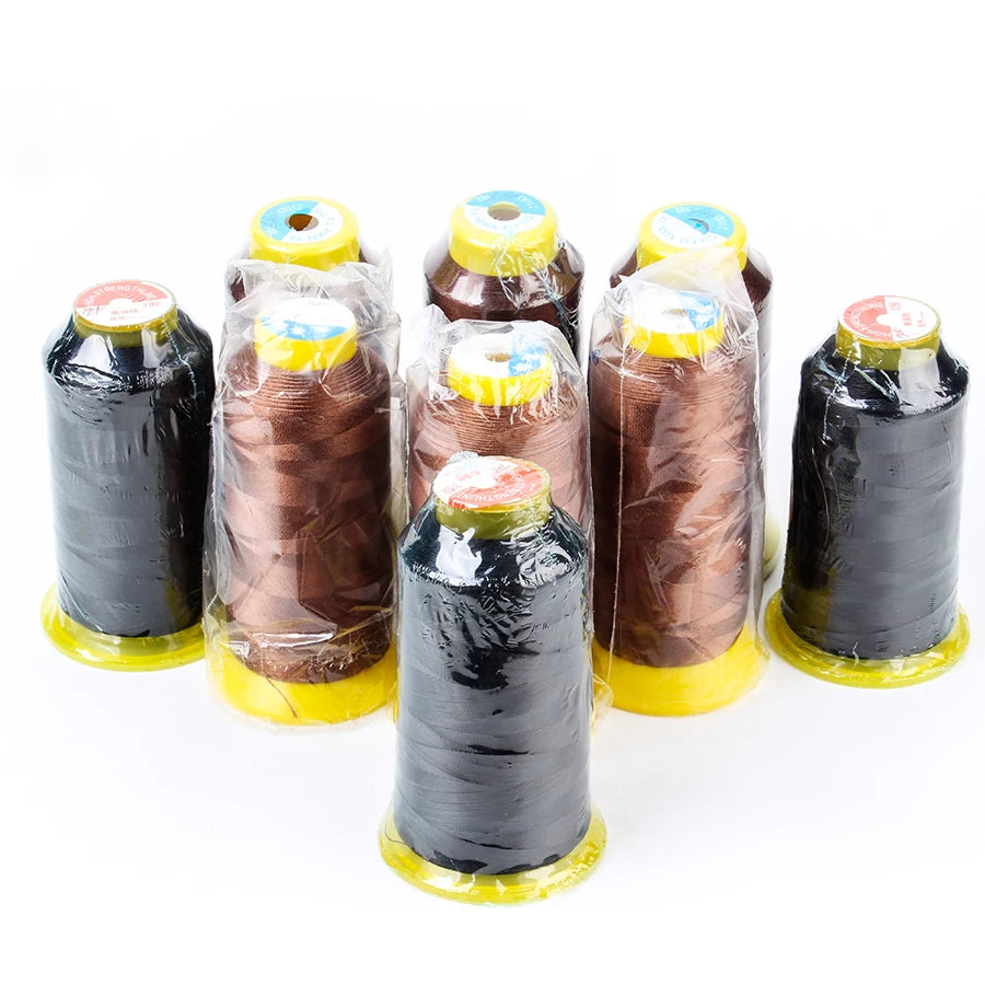 Leeons Wholesale Price Bonded Nylon Thread Pro Sewing Weaving Hair Thread for Hair Extension Wig Making