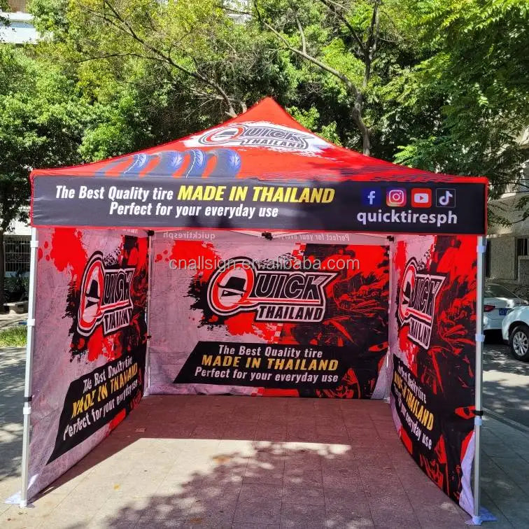 10x10 Advertising Logo Canopy Pop up Tent Marquee 3m X 3m Marquee Gazebos Printed Trade Show Tents