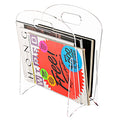 Clear Acrylic Office Desktop Display Rack for Magazine and Book Holder