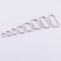 Factory Wholesale Various Sizes Metal Adjustable Rectangle Ring Buckle for Bag Garment Accessories