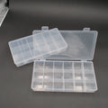 Diamond Painting Tool Acrylic Box 18 Square Plastic Box Independent Small Square Boxes Plastic Storage Embroidery Accessories