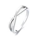 Latest Design Rings S925 Sterling Silver Rings Cubic Cross Ring for Women Gifts