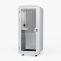 1 Person Used Soundproof Office Pod with Modern Steel Frame for Office Building Hospital School & Mall