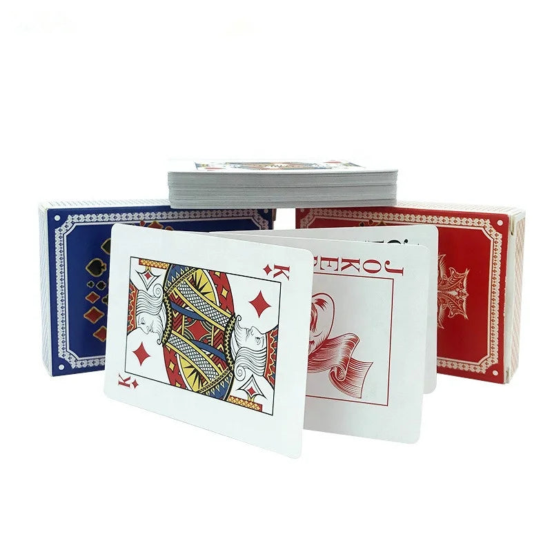 JP163 Customized Double-Sided Eco-Friendly Durable RFID Playing Cards with ICODESLIX Microchip 54 Cards in 0.35mm Thick PVC