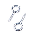 Taily Wholesale Plated Bent Wire Eye Hook 1# 2# 4# 6# Self Tapping 1/4 Stainless Steel Eye Lag Screw