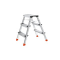 Children Friendly 4-Step Foldable Aluminium Agility Ladder Modern Design for Apartment Use 150kg Capacity Lightweight