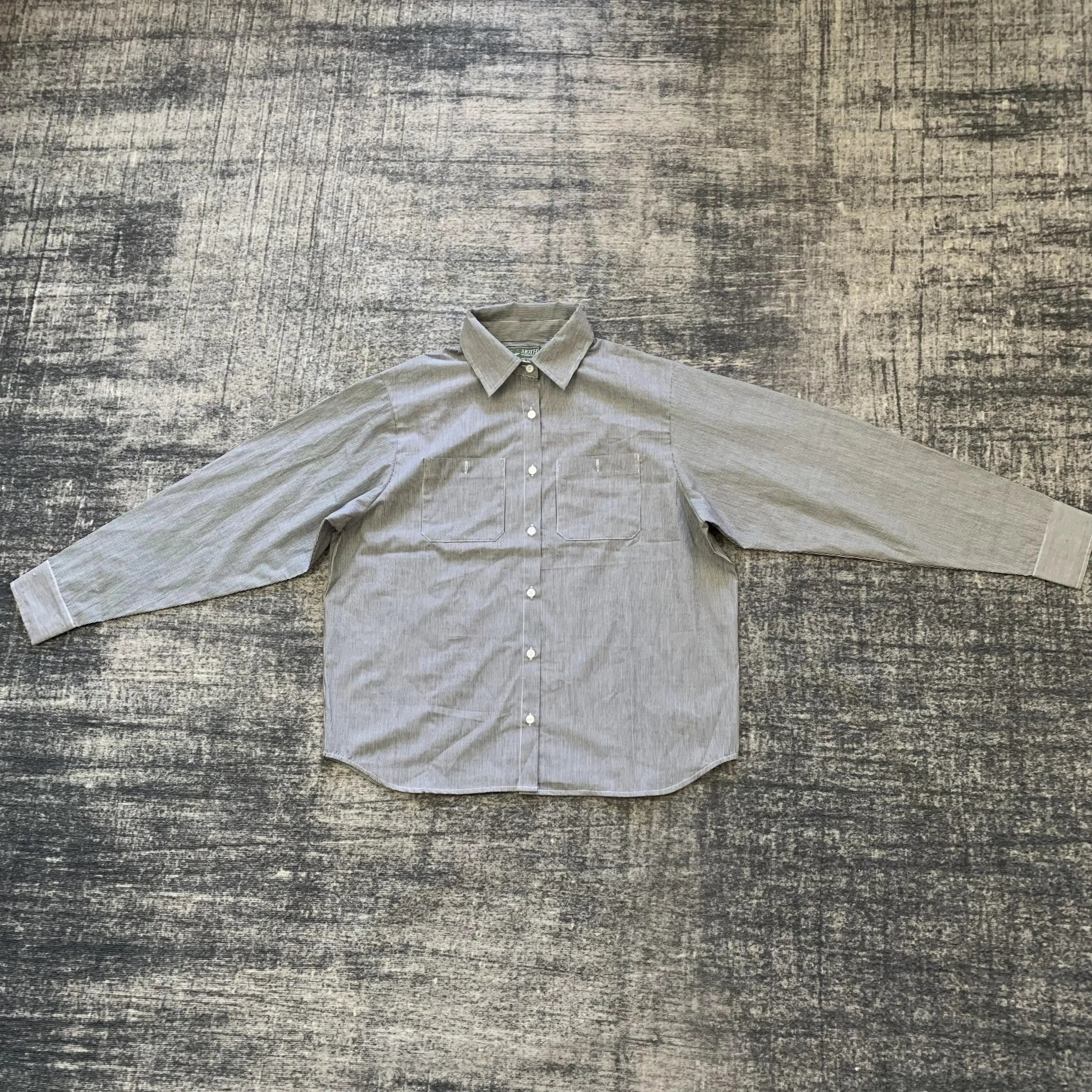 DENIMGUYS Long Sleeve Button up Cotton Classic Striped Casual Shirts for Men
