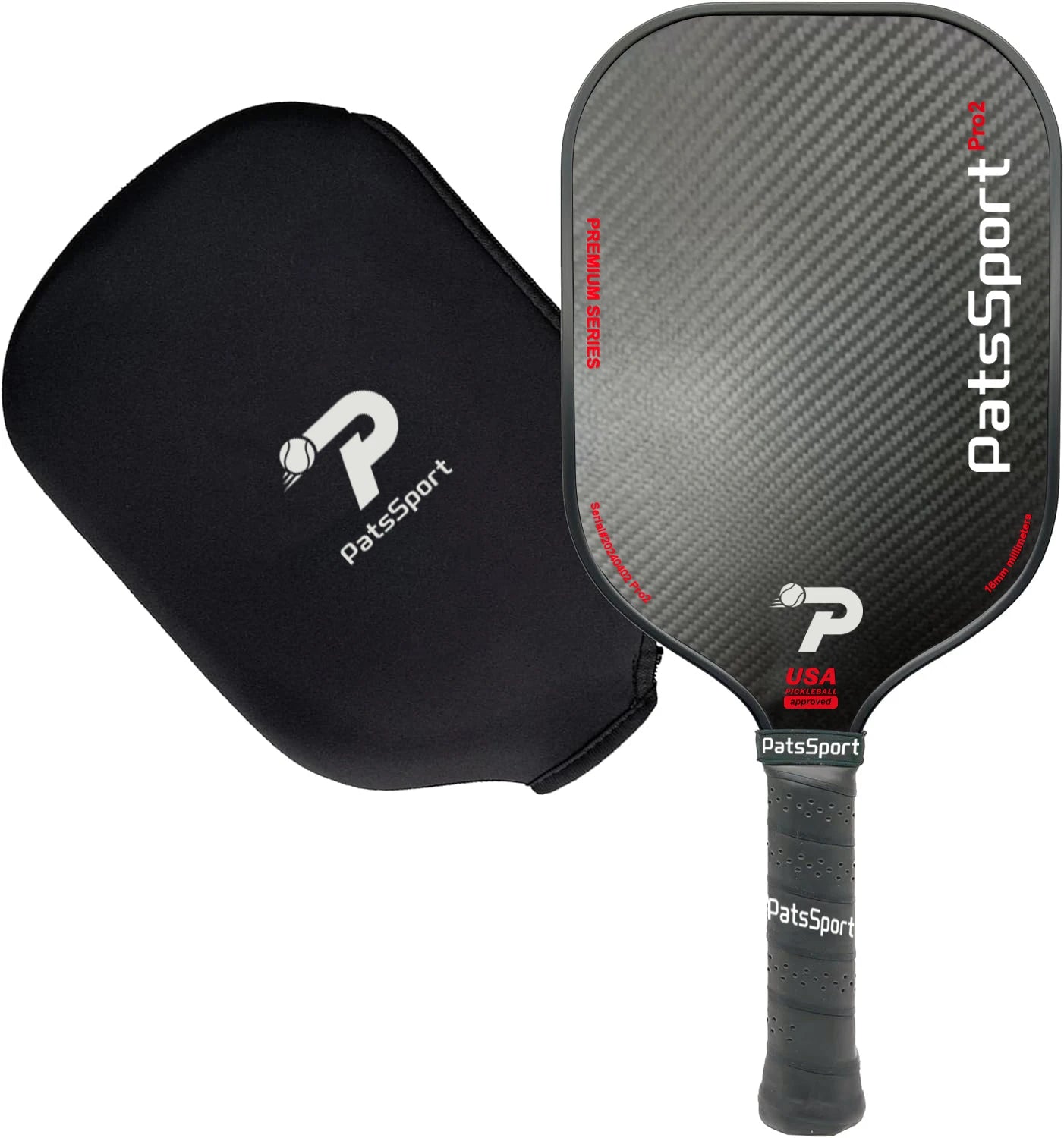 Top Ranking  OEM  Graphite 3K Carbon Fiber  Pickle Racquet Black Carbon Fiber Pickleball Paddle Offensive Type