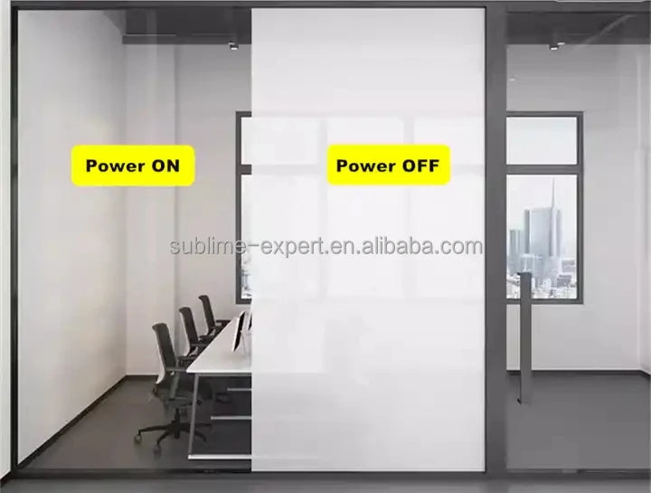 HD Ultra-Transparent PDLC Smart Film 88% Transmittance Switchable PDLC Film for Building Self-Adhesive PDLC Smart Privacy Glass