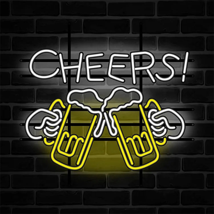 Cosun Light up Led Neon Beer Neon Signs Suppliers Wall Hanging Beer Neon Faux Signs