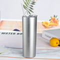 20oz Stainless Steel  Straight Coffee Cup Straw Cup Car Water Cup Can Be Customized Logo