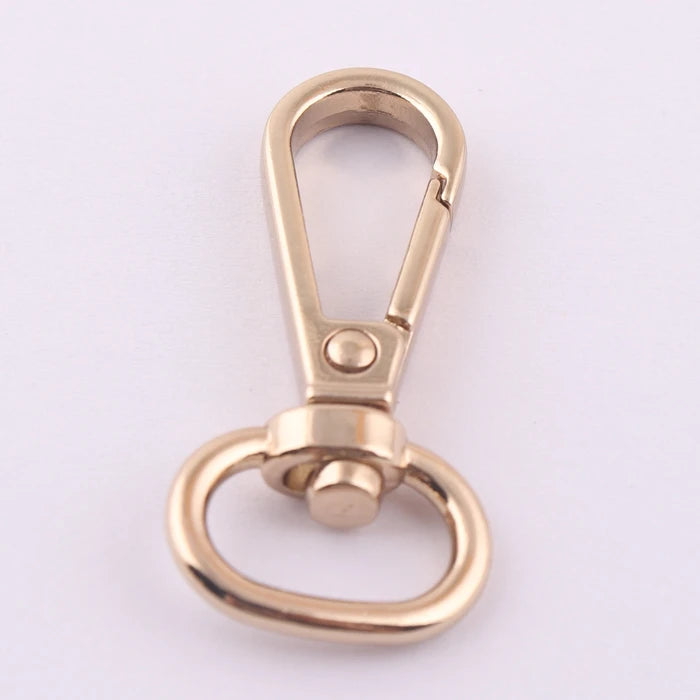 Alloy Metal Bag Strap Webbing Spring Snap Hook DIY Keychain Swivel Hook