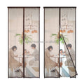 Modern Design Automatic Closing Magnet Screen Door Anti-Mosquito Net Mesh Curtain Hands-Free Access