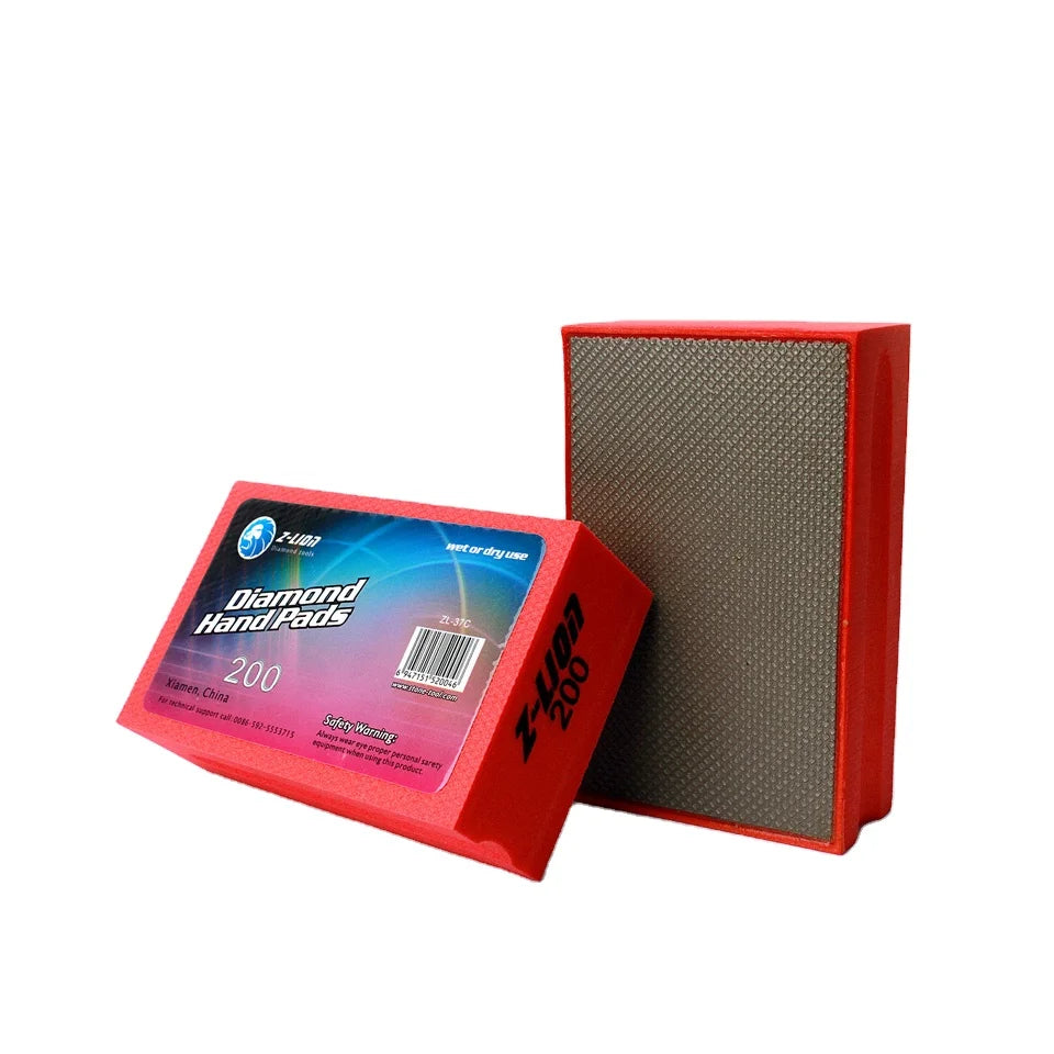 ZL-37C Electroplated Diamond Hand Polishing Block for Stone Glass Concrete Ceramic