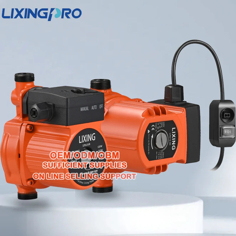 Hot Style Home Booster Pump with LPA15-90 Featuring Iron Stainless Steel and Brass Equipped with Copper Motor