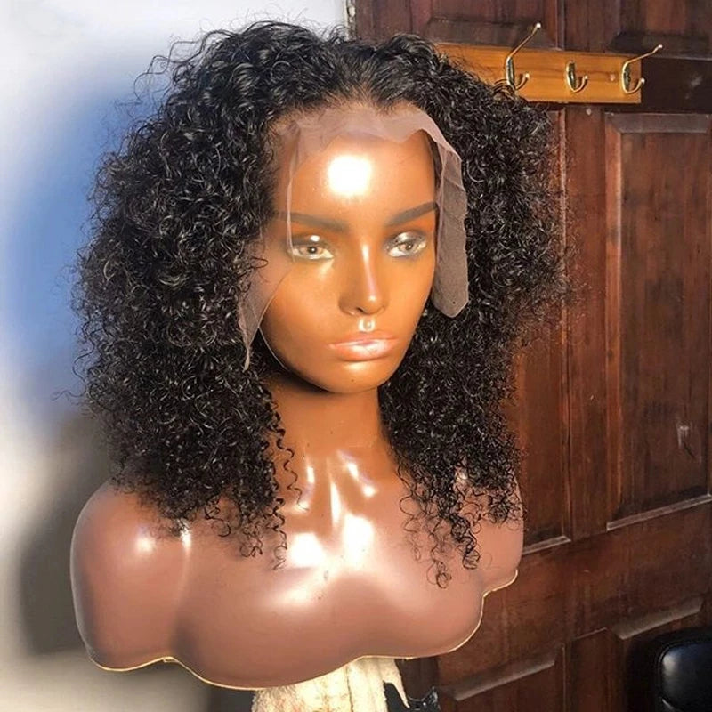 Fashion Design Swish Lace Virgin Brazilian Cuticle Aligned Human Hair Lace Front Wigs With 4*4 Lace Closure
