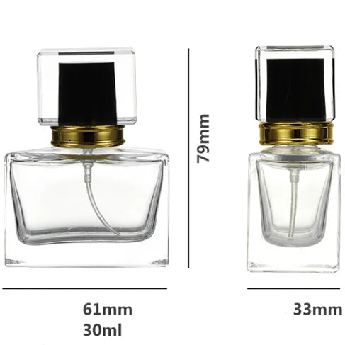 The Factory Directly Sells 30Ml Clear Glass Perfume Bottle  Perfume Bottle