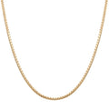 Gemnel Recycled 925 Sterling Silver Minimalist Medium 1.5mm Box Chain Women Necklace