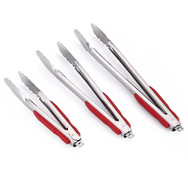Hot Selling Stainless Steel Tongs Multi-functional Food Bread Salad Bbq Tongs Kitchen Accessories