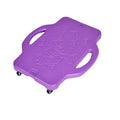 Sports Scooter Board for Kids 3-12 Years Indoor/Outdoor Gym Floor Gymnastics Board with Plastic Handles and Casters Balance