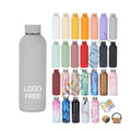 Drink Bottle Stainless Steel Custom Logo Double Wall Vaccum Flask SUS304 Thermal Rubber Paint Matte Sports Water Bottle Bpa Free