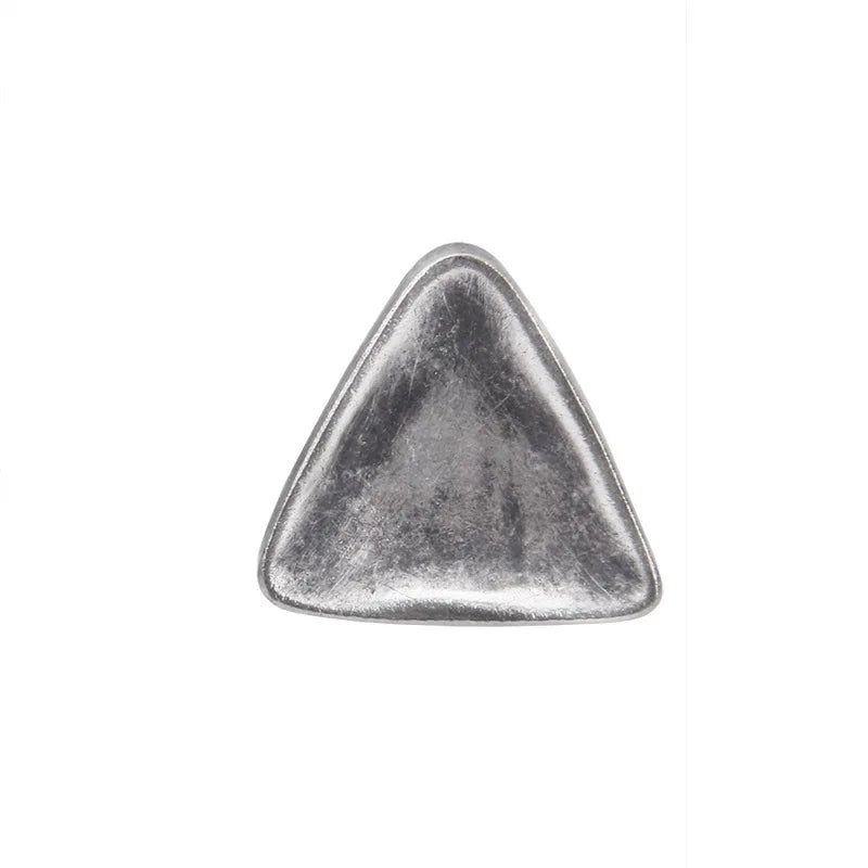Thailand Fine Jewelry Manufacturer Girl Latest 925 Sterling Silver Triangle Finger Rings for Female Girls Women