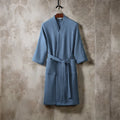Hotel Spa100% Cotton Luxury Solid Waffle Bath Robes Custom Logo Women Bathrobes Sleepwear