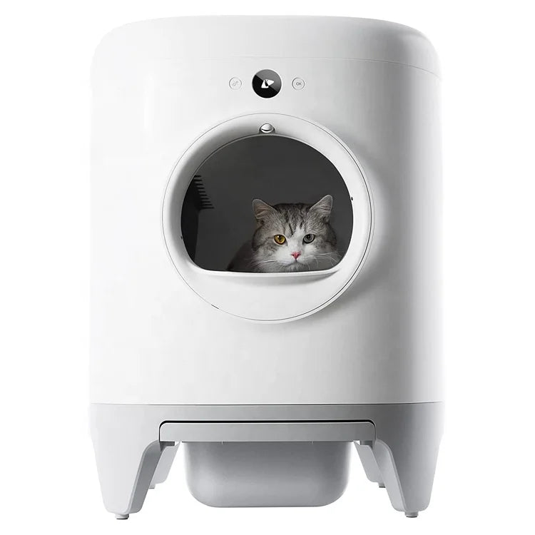 New Style ABS Smart Self Cleaning Automatic  Cat Litter Box for Multiple Cats in Stock
