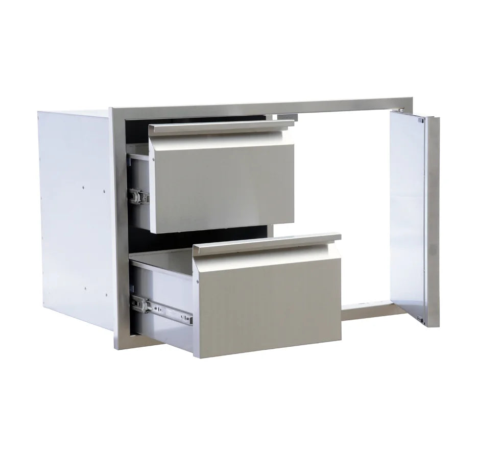 Stainless Steel Outdoor Kitchen Bbq Island Door Drawer Combo