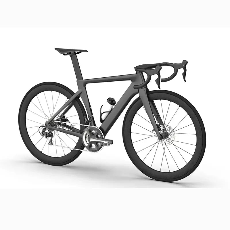 Full Carbon Mountain Bike Frame Disc Brake 700c Internal Line T1000-40T Carbon Matte Finish Includes Front Fork & Seat Post