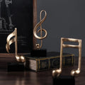 Hot Sale Resin European Modern Minimalist Music Trophy Clef Notes Piano Crafts Gifts Home Decorations