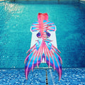 Promotional Women's Plus Size 2-Piece Mermaid Tail Bikini Swimsuit Set for Adults-Spandex/Polyester Material