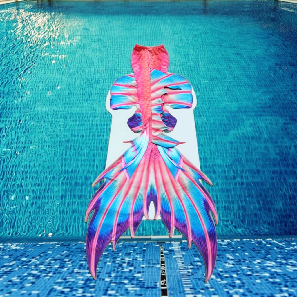 Promotional Women's Plus Size 2-Piece Mermaid Tail Bikini Swimsuit Set for Adults-Spandex/Polyester Material