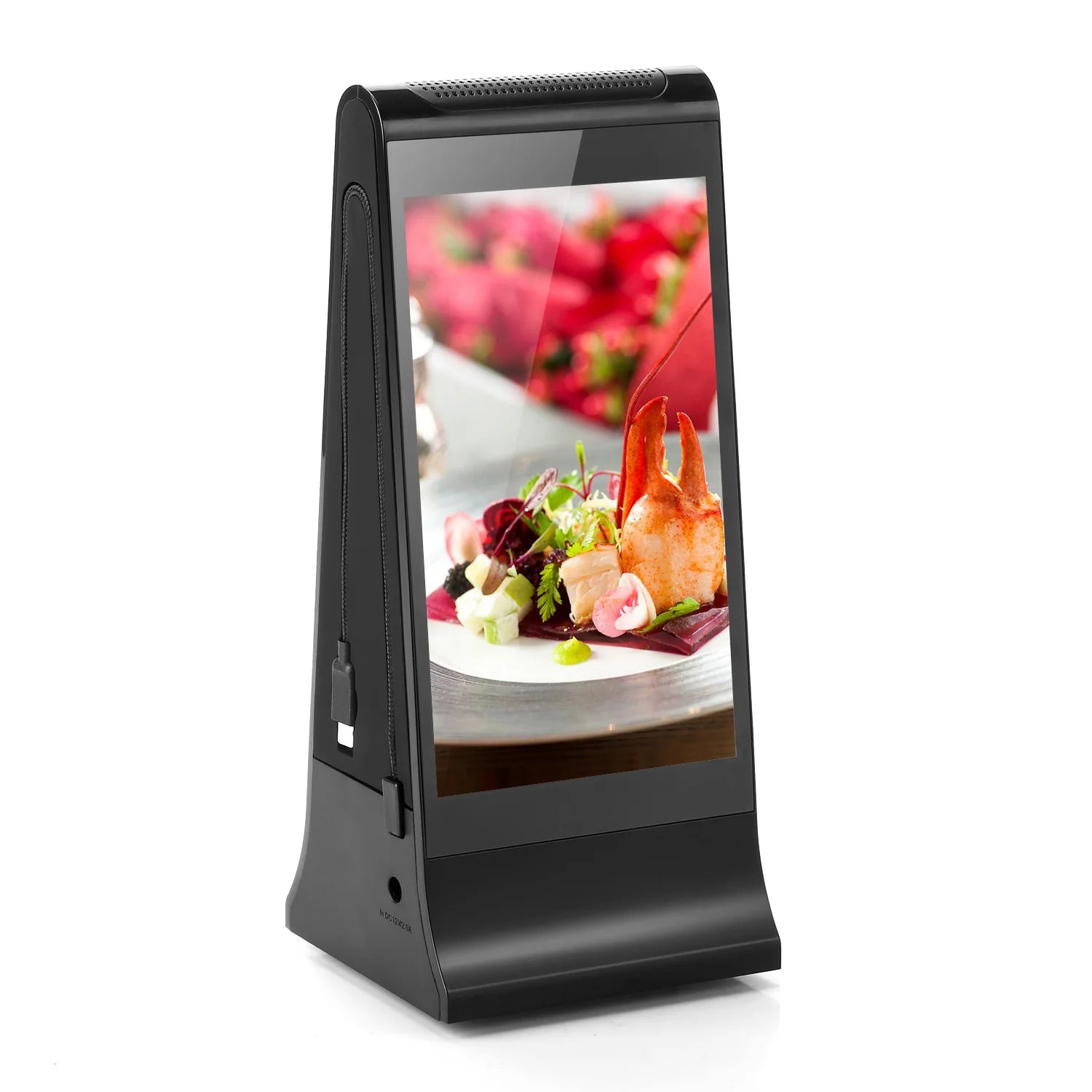 Table Top Digital ADS Video Images Menu Advertising Display for Hotel Restaurant Catering Supplies Commercial Service Equipment