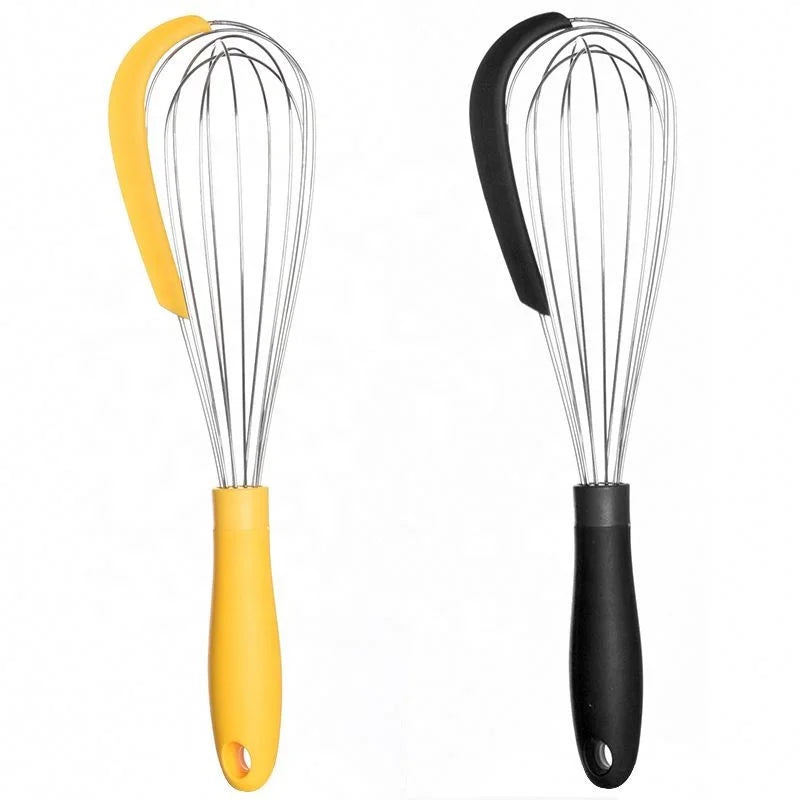 Manual Mixer Egg Beater Whisk Kitchen Baking Blender Beater Cream Rotary Steel Tool Stirring Egg Whisk